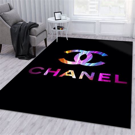 chanel inspired area rug.